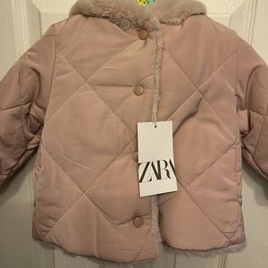 Baby girl Zara quilted jacket